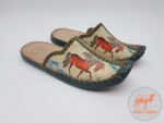 Кожаные монгольские тапочки