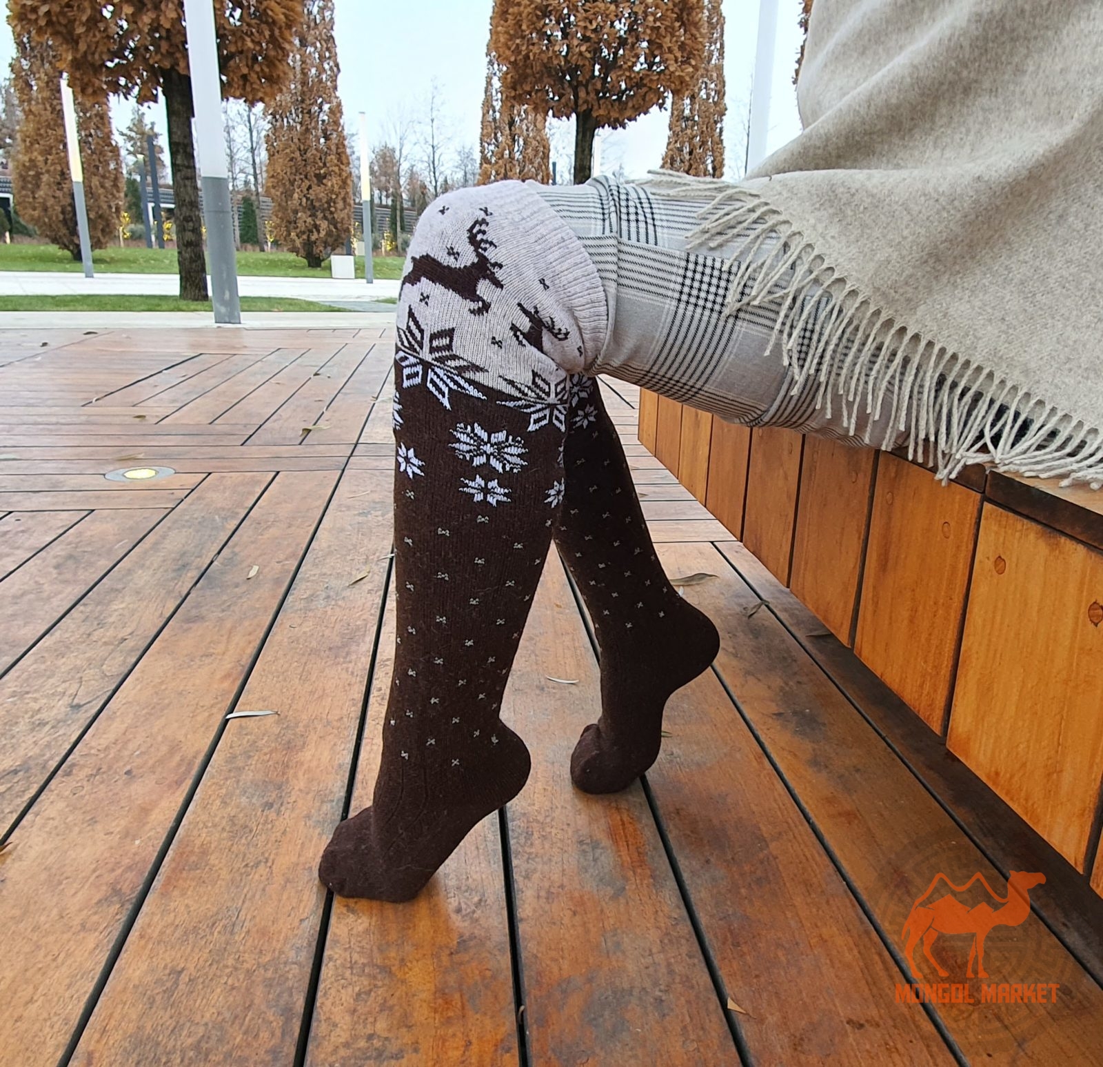 Гольфы из шерсти яка фото