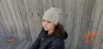 Двухсторонняя женская шапка из кашемира Мете Картинка